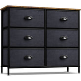 6 Drawer Dresser (Wood Top)